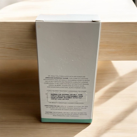 NEW ROSE Ingleton MD Blemish Control Booster 30 ML Antioxidant Fruit Derived AHA - Picture 6 of 8